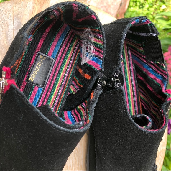 Grizzleez black suede moccasin loafers - size 7.5 - Picture 10 of 13